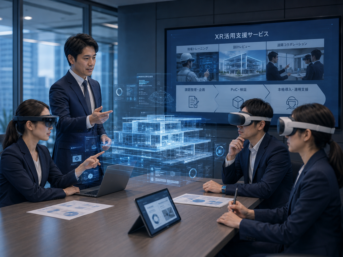 XR活用支援事業のイメージ